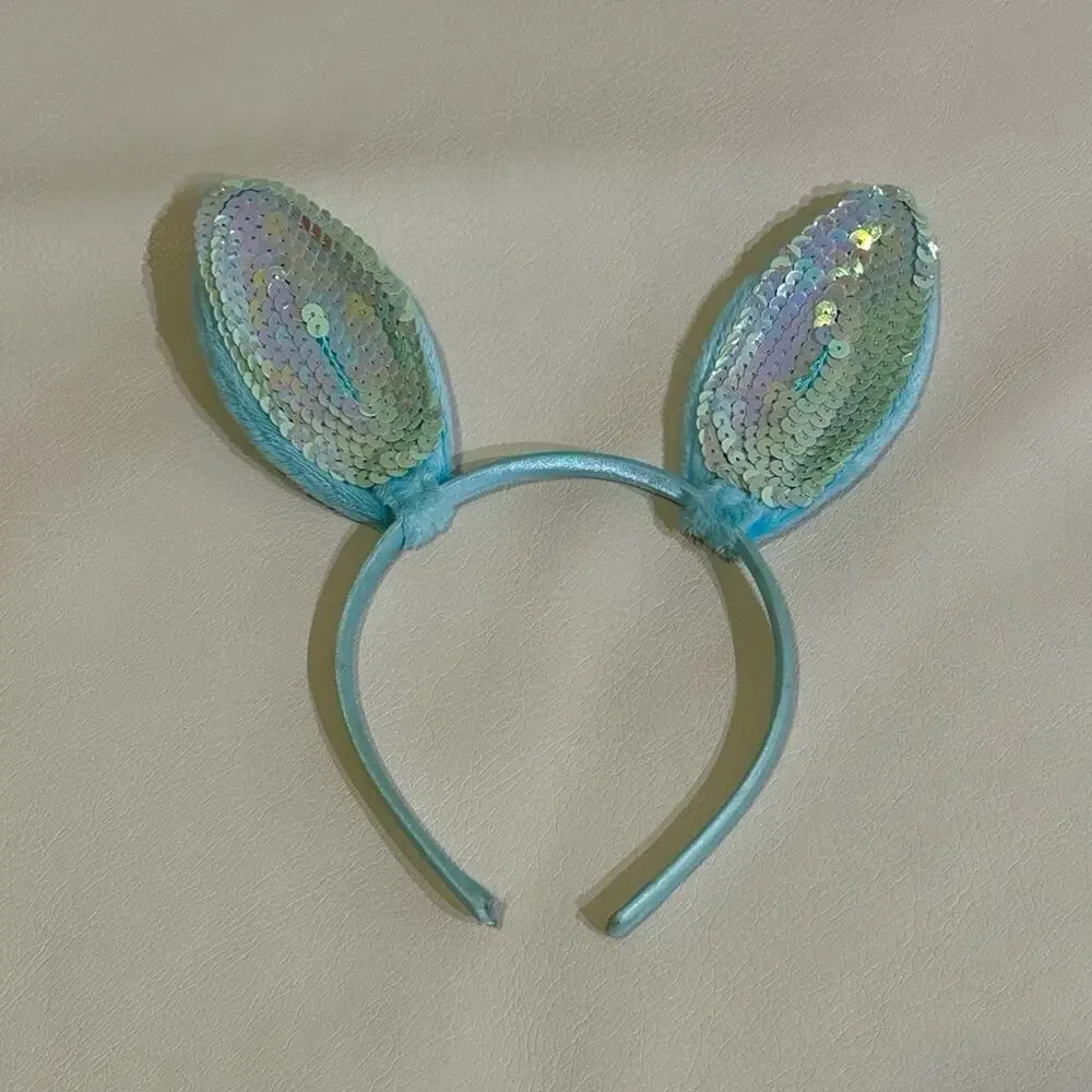 Sequin Bunny Ears Headband